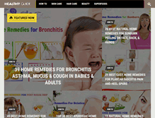 Tablet Screenshot of healthyguide.com